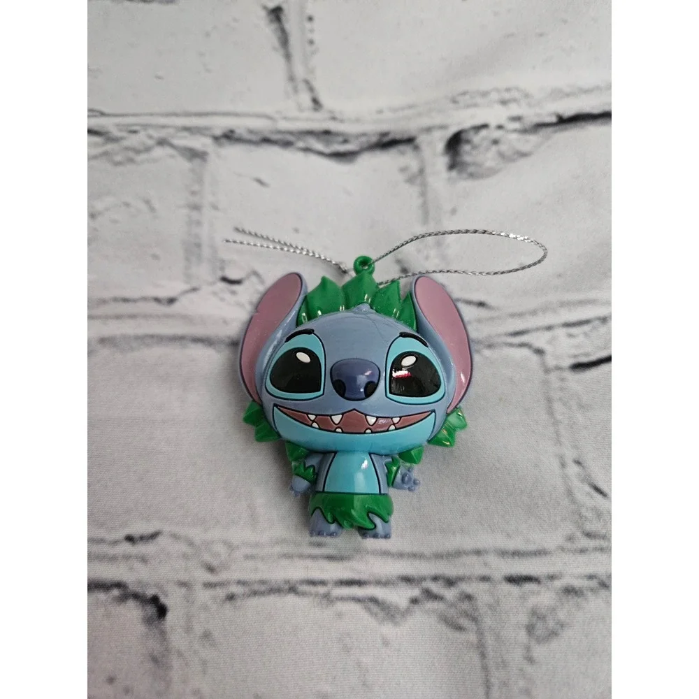 Disney Stitch Christmas & Holiday Ornaments Set of 3 - Reindeer, Hula, Classic